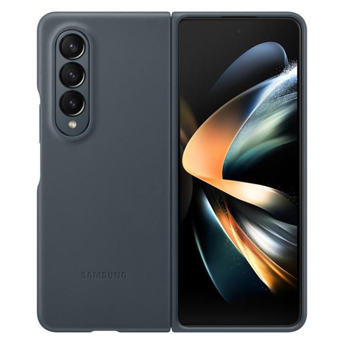 UTGATT1 - Samsung Galaxy Z Fold 4 Skal Läder - Grå