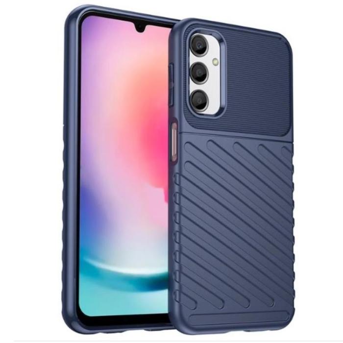OEM - Galaxy A24 4G Mobilskal Thunder Twill - Blå