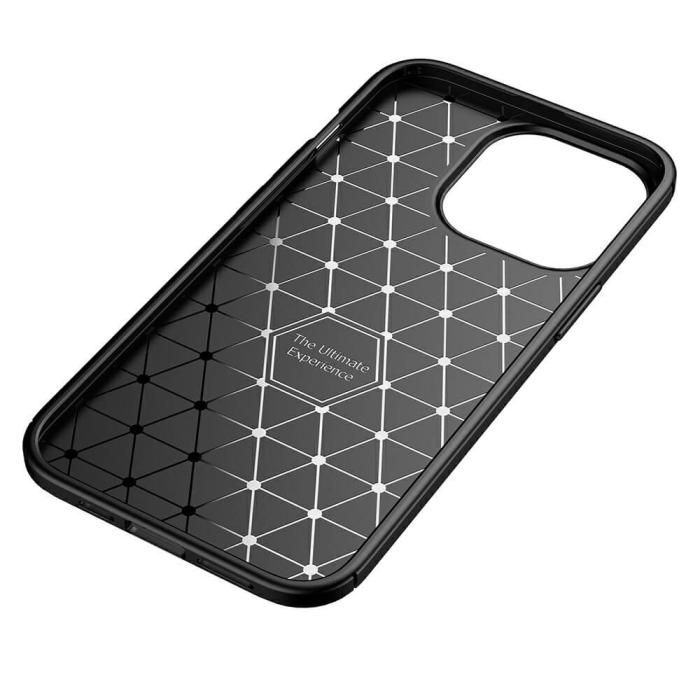 OEM - Carbon Fiber Mobilskal till Apple iPhone 13 Pro - Brun