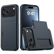 A-One Brand - iPhone 17 Pro Max Mobilskal korthållare - Marinblå