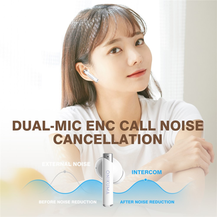 ONIKUMA - ONIKUMA TWS Trådlösa Bluetooth Hörlurar In-ear T18