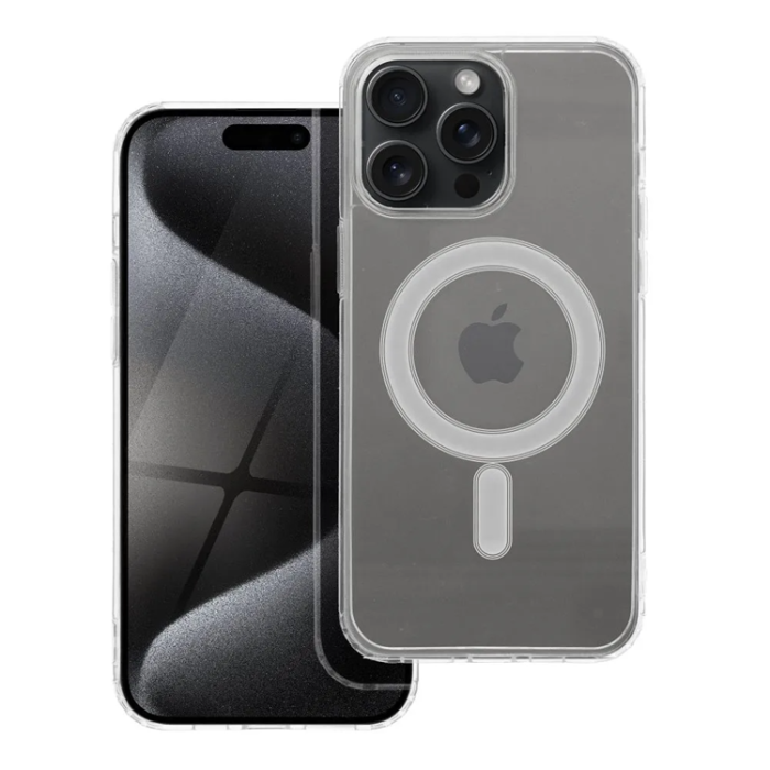 OEM - iPhone 15 Pro Max Mobilskal Magsafe Clear - Transparent
