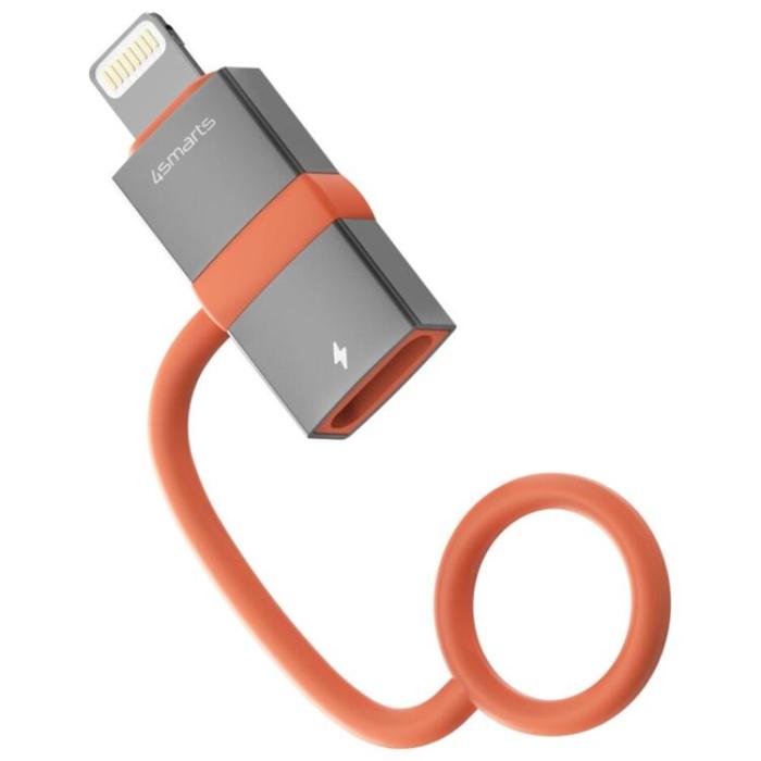 4smarts - [2-Pack] 4smarts USB-C till Lightning Adapter 27W - Grå