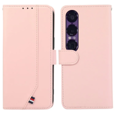 A-One Brand - Sony Xperia 1 VII Plånboksfodral RFID Läder - Rosa