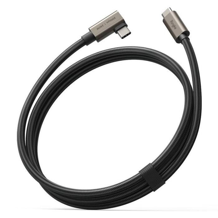 Ringke - Ringke USB 3.2 Gen 2x2 Type-C 90 Degree Kabel PD 240W 100cm