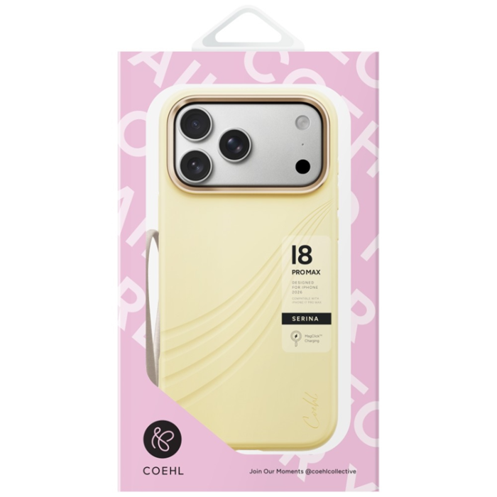 UNIQ - Uniq Mobilskal för iPhone 18 Pro/17 Pro MagSafe Magnetic Coehl Serina