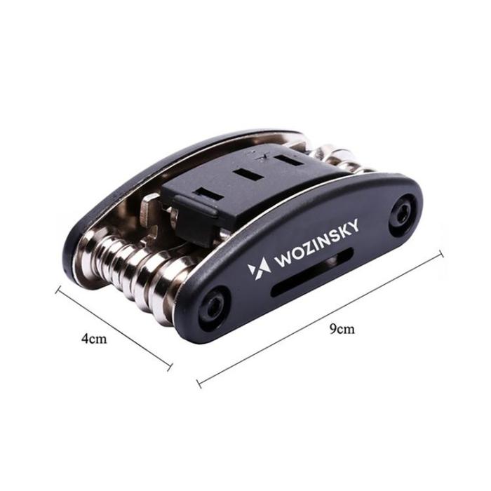 Wozinsky - Wozinsky 16-in-1 Multifunktionellt Cykelreparationsverktygsset
