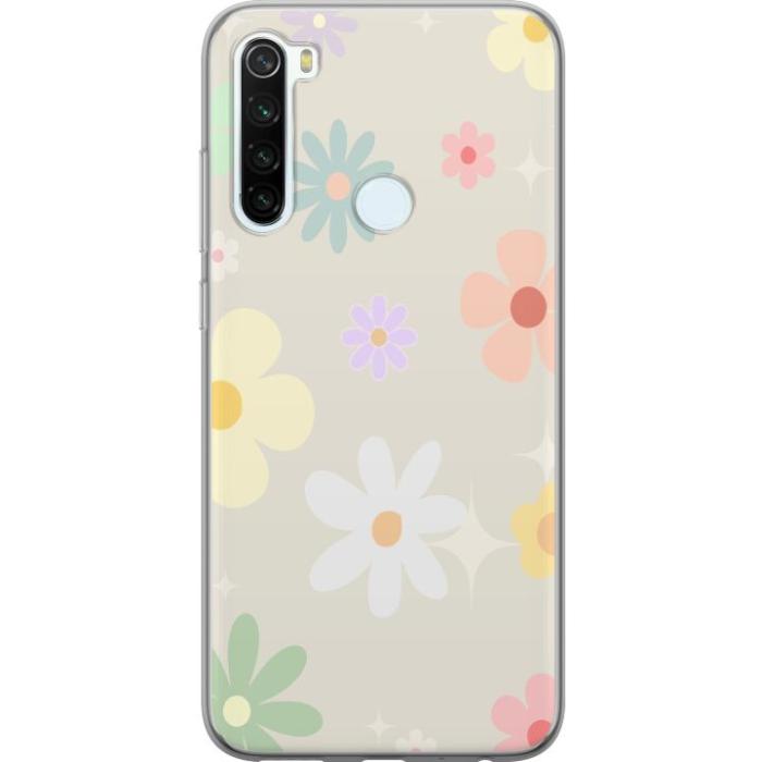 iSecrets - Mobilskal till Xiaomi Redmi Note 8 med fejdande blommor