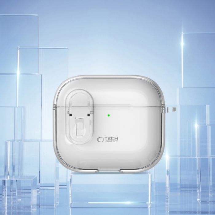 Tech-Protect - Tech-Protect Airpods 4 Skal Slim Hook - clear