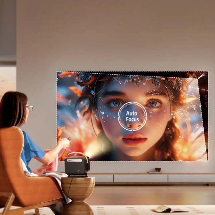 Yaber - Yaber Multimediaprojektor med Stereohögtalare LCD FullHD 1080p