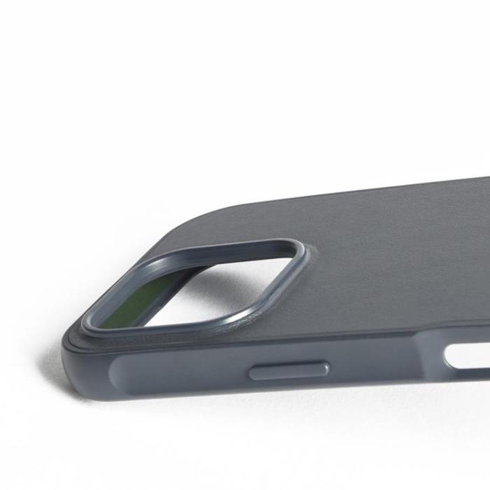 Mujjo - Mujjo iPhone 16 Pro Mobilskal MagSafe Shield - Stålblå