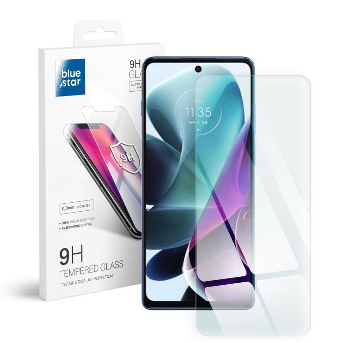 UTGATT1 - Blue Star Motorola Moto G200 5G/Edge S30 Skärmskydd av Härdat Glas