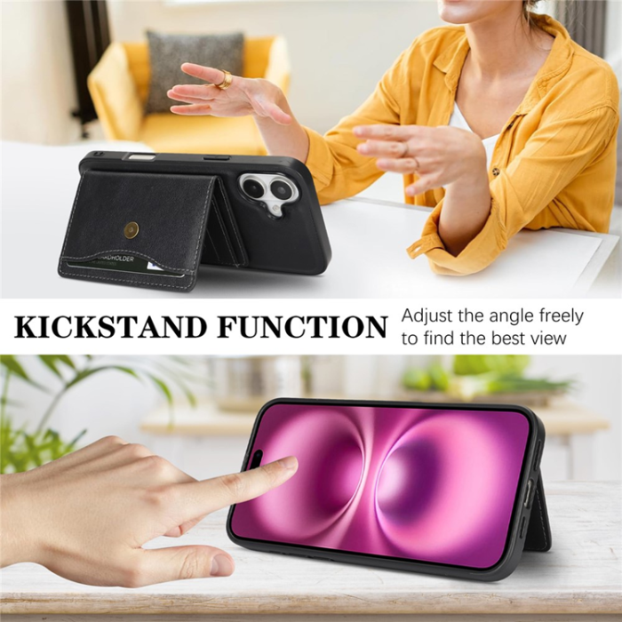 A-One Brand - iPhone 17 Mobilskal MagSafe Detachable Korthållare