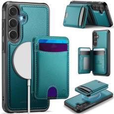 OEM - JEEHOOD Samsung Galaxy S23 FE Fodral Konstl&auml;der - Bl&aring;