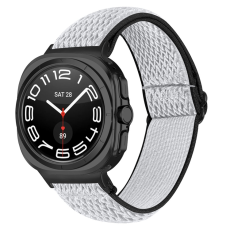 A-One Brand - Galaxy Watch 8 (44mm/40mm)/8 Classic (46mm) Armband - Svart / Vit