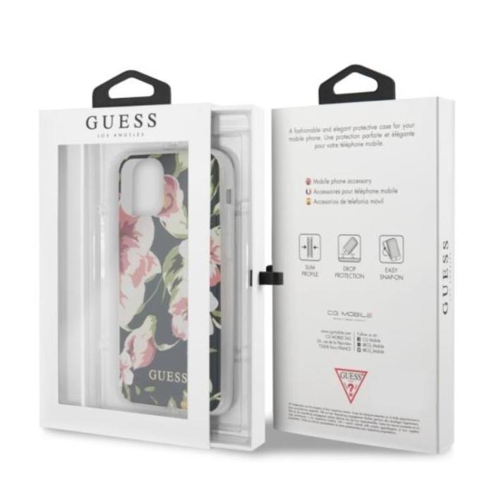 UTGATT5 - Guess N ° 3 Flower Collection Skal iPhone 11 Pro Max - Marinblå