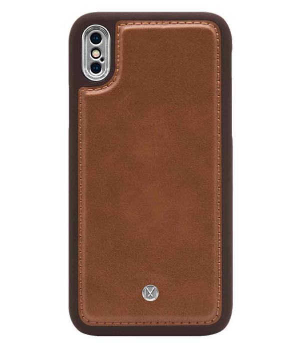 UTGATT5 - Marvêlle N°303 Plånboksfodral iPhone X/XS - LIGHT BROWN