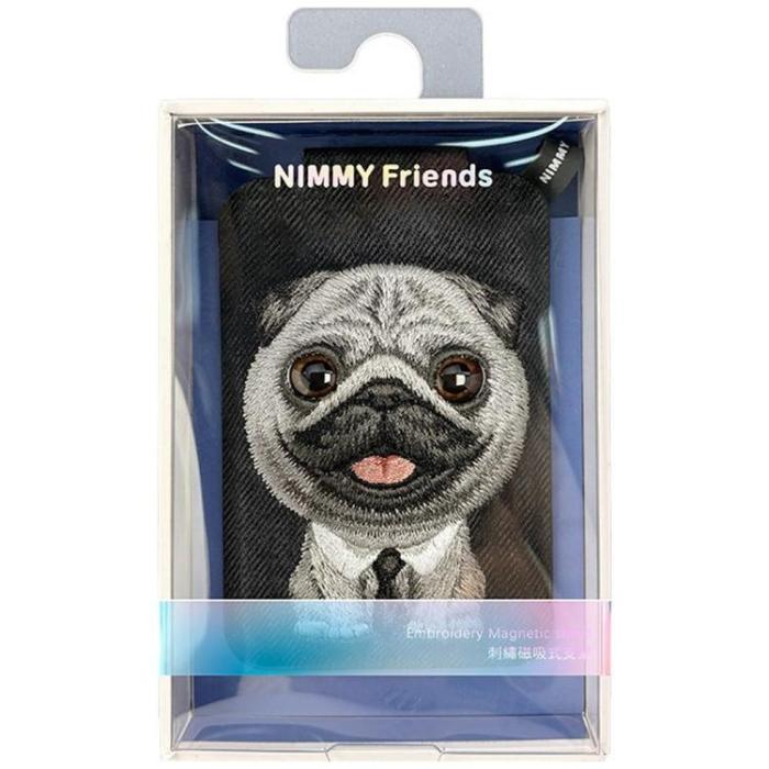NIMMY - Nimmy MagSafe Korthållare och Mobilställ Big-Eye Cute Pets 2.0 Dog - Svart