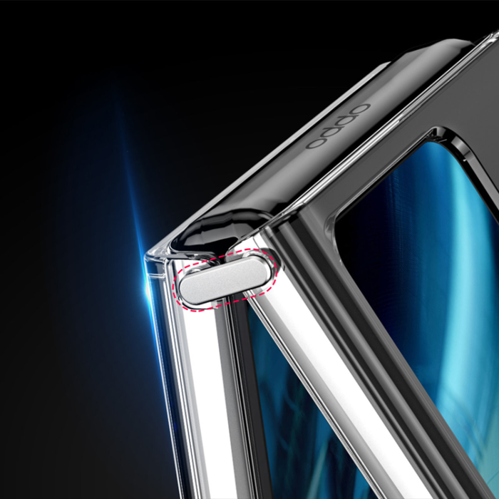 Dux Ducis - Dux Ducis Oppo Find N2 Flip Mobilskal Clin - Transparent