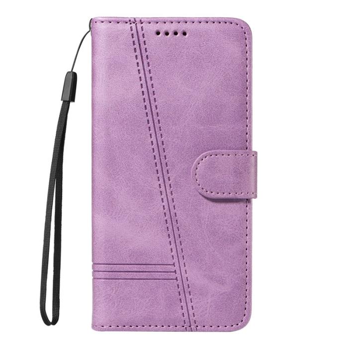 OEM - T-Shape Samsung Galaxy S26 Plus Plånboksfodral Konstläder Ställ - Lila