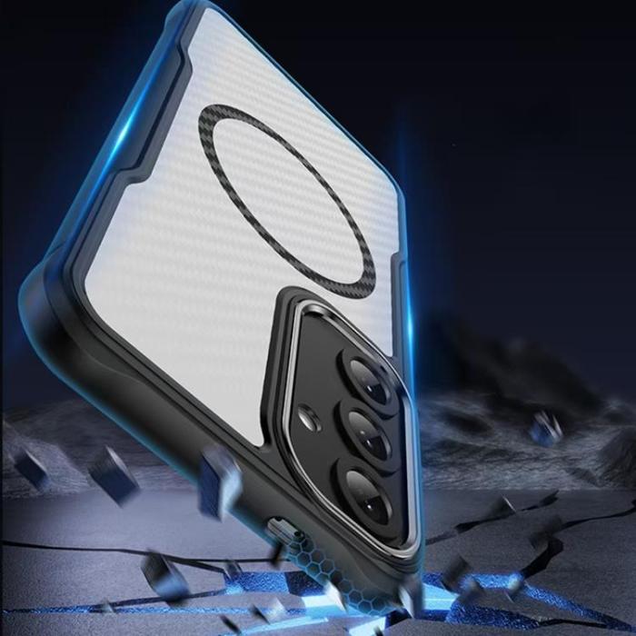 OEM - Galaxy S23 Mobilskal MagSafe Defender Carbon - Svart