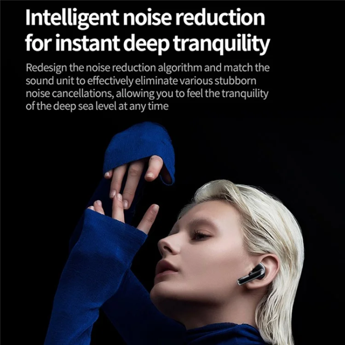 A-One Brand - In-Ear Hörlurar Bluetooth med Pekskärm YW07 - Vit
