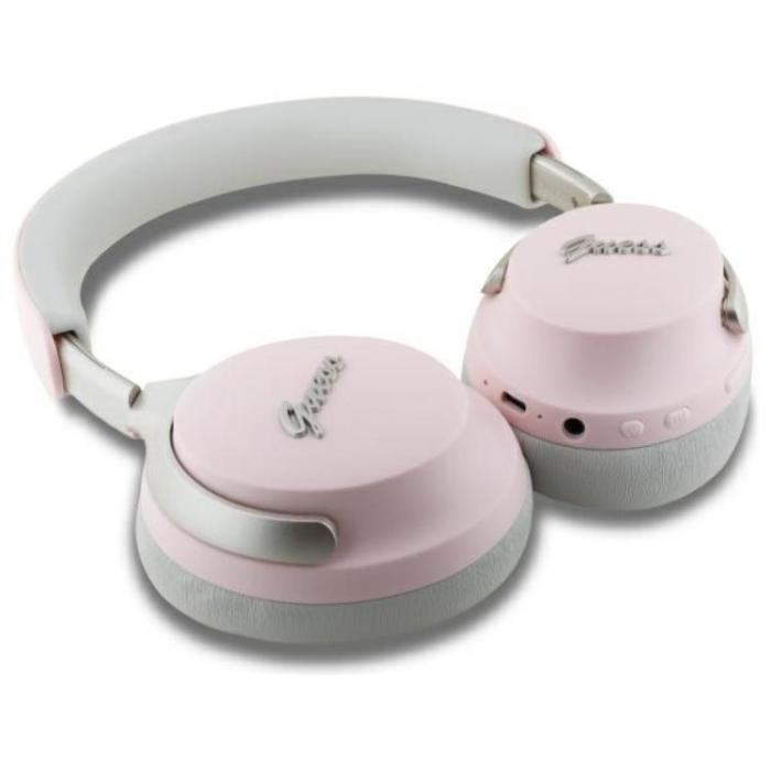 Guess - Guess Over-Ear Hörlurar Bluetooth ANC/ENC Metal Script Logo