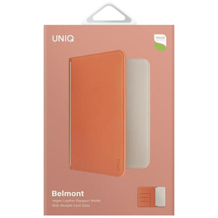 UNIQ - UNIQ Passhållare Plånbok RFID Belmont - Terrakotta Ivory