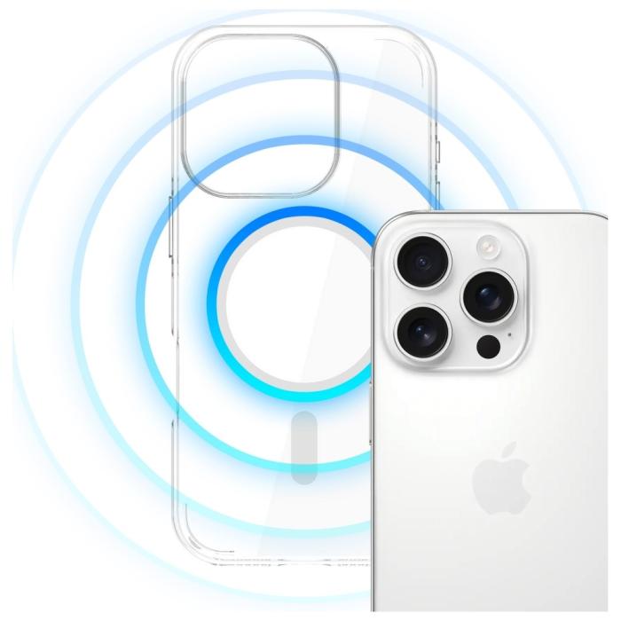3MK - 3MK iPhone 16 Pro Mobilskal MagSafe EverClear - Genomskinlig