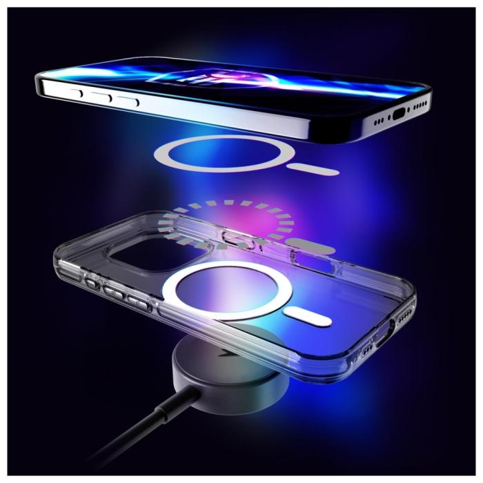 3MK - 3MK iPhone 16 Pro Mobilskal MagSafe EverClear - Genomskinlig