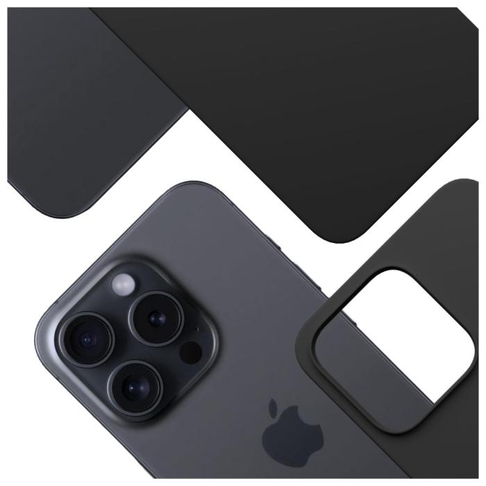 3MK - 3MK iPhone 16 Pro Mobilskal MagSafe Silikon Hardy - Grafit