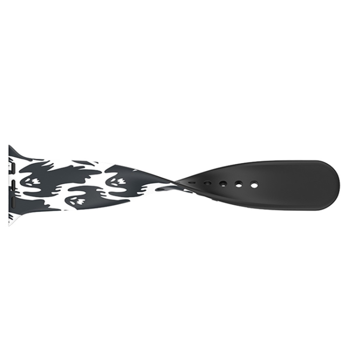 A-One Brand - Apple Watch (38/40/41mm) Armband halloween floral - Gul/Orange