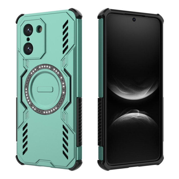 A-One Brand - OnePlus Nord CE5 Mobilskal MagSafe Butterfly Armor Hollow - Grön