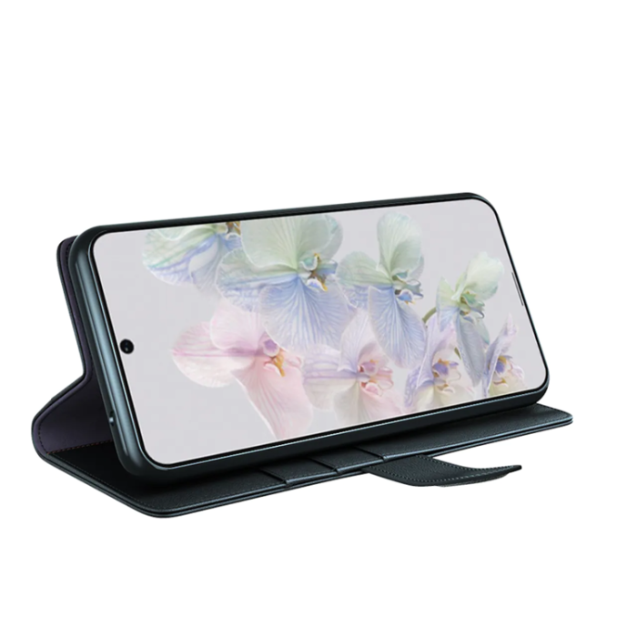 OEM - Google Pixel 7 Plånboksfodral Äkta Läder - Svart