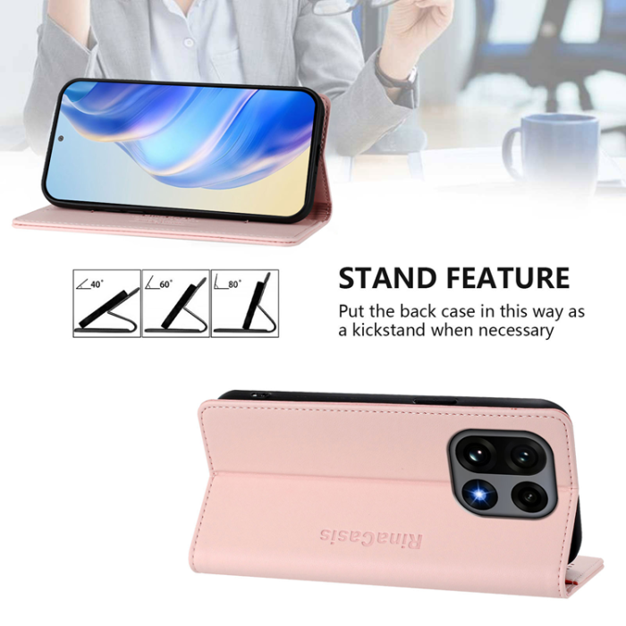 A-One Brand - OnePlus 15 Plånboksfodral Rinacasis RFID-Skydd Konstläder