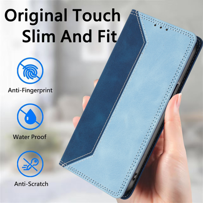 A-One Brand - OnePlus 15 Plånboksfodral Färg Splicing RFID