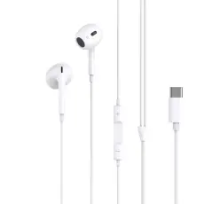XO - XO Trådbunden Hörlurar USB-C EP74 - Vit