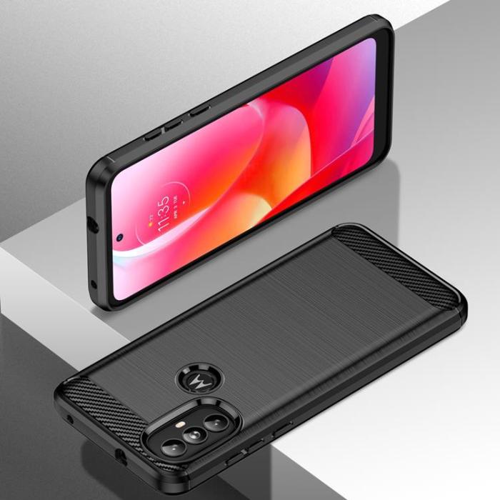 OEM - Carbon Flexible Skal Motorola Moto G Power (2022) - Svart
