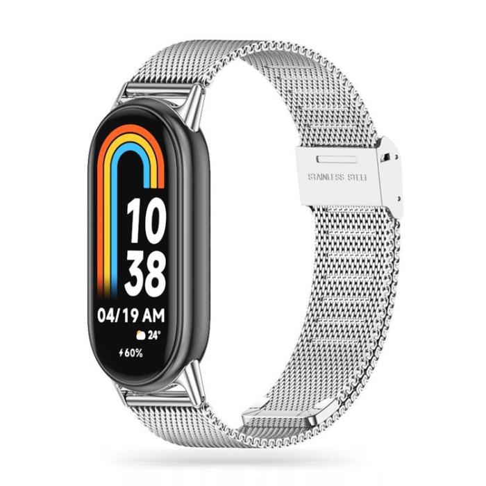 Tech-Protect - Tech-Protect Xiaomi Smart Band 8/9/NFC Band Milanese - Silver