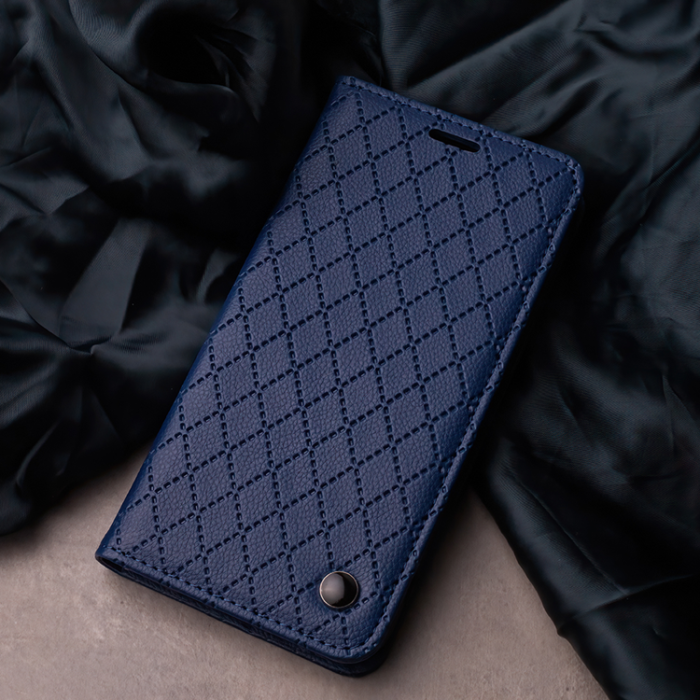 OEM - Xiaomi Redmi Note 14 4G Plånboksfodral Smart Caro - Marinblå