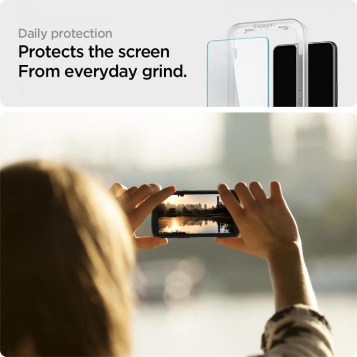 Spigen - Spigen 2-Pack Alm Härdat Glas Skärmskydd Galaxy A53 5G - Clear