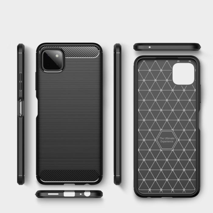 A-One Brand - TPU Carbon Skal Galaxy A22 5G - Svart