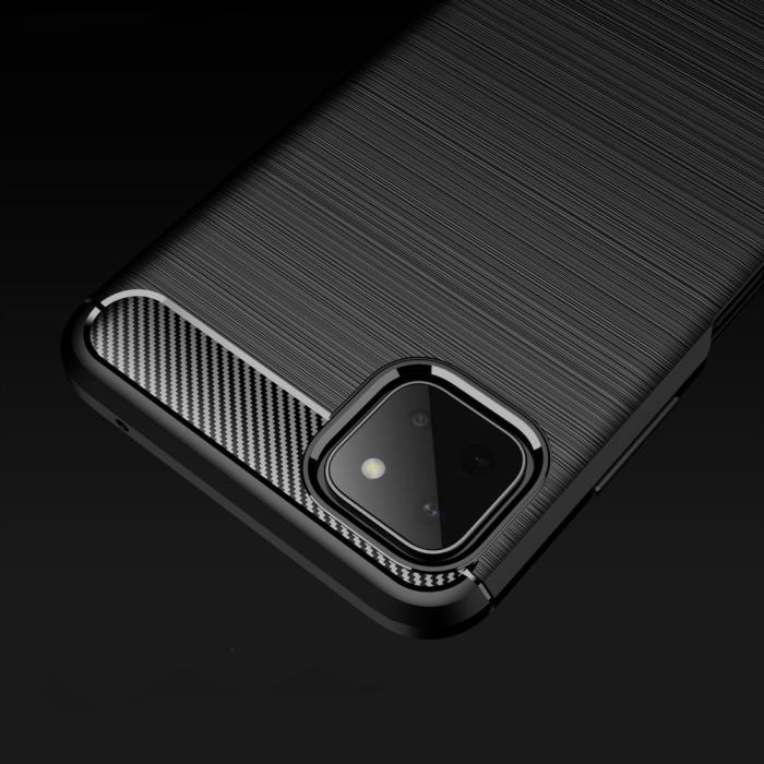 A-One Brand - TPU Carbon Skal Galaxy A22 5G - Svart