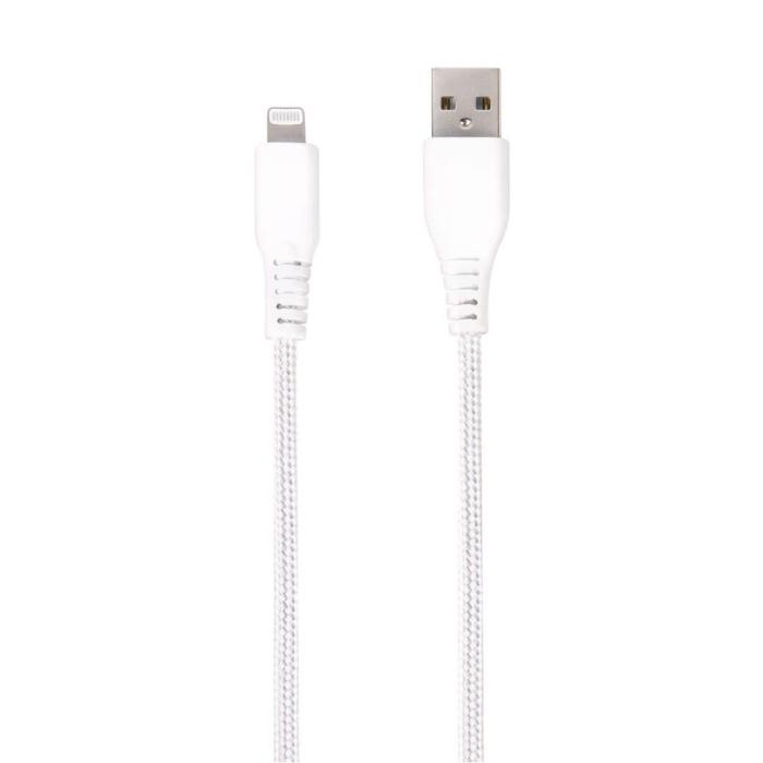 UTGATT1 - Vivanco Longlife Lightning kabel MFI 2.5m - Vit