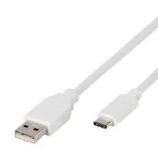 Vivanco - Vivanco USB-C/USB-A 2.0 kabel 1.2m Vit