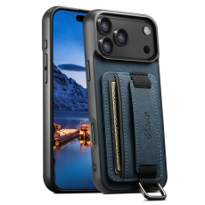 SUTENI - SUTENI iPhone 17 Pro Max Mobilskal Korthållare Litchi Läder