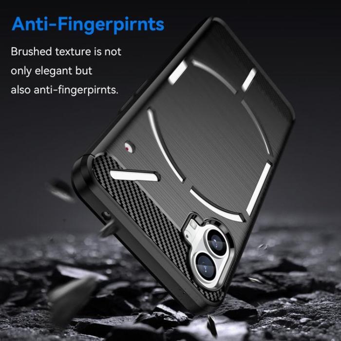 A-One Brand - Nothing Phone 1 Skal Carbon Fiber - Svart