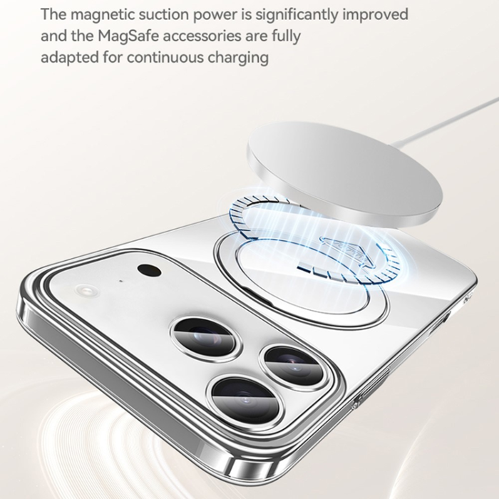 SULADA - SULADA iPhone 17 Pro Max Mobilskal MagSafe Electroplated Nature