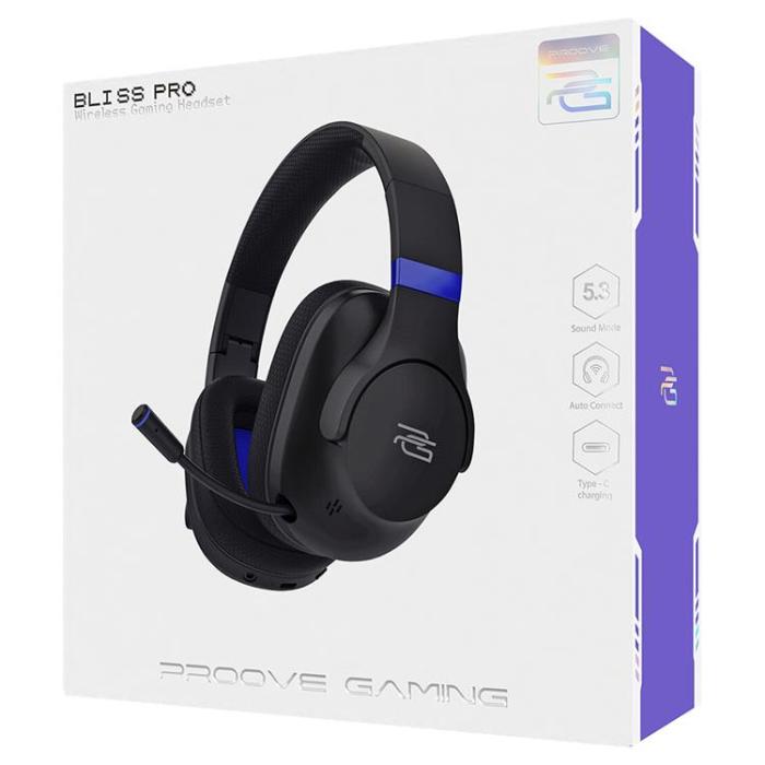 Proove - Proove Hörlurar Trådlös Gaming Bliss Pro - Svart