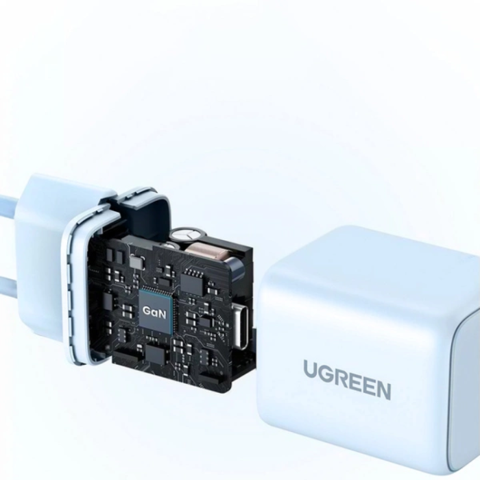 Ugreen - Ugreen GaN Snabbladdare 20W 1 x USB-C X512 - Blå